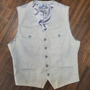 Kenneth Cole Reaction Casual Vest sz Large
